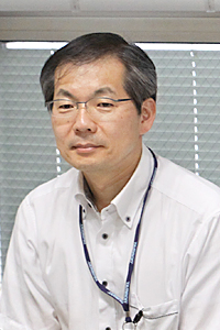 Toshikuni Tateno, Manager of Integrated Core Technology R & D Unit Dept.
